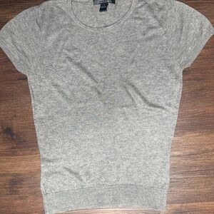 Silk Jared Ross Gray Women's Top Size S